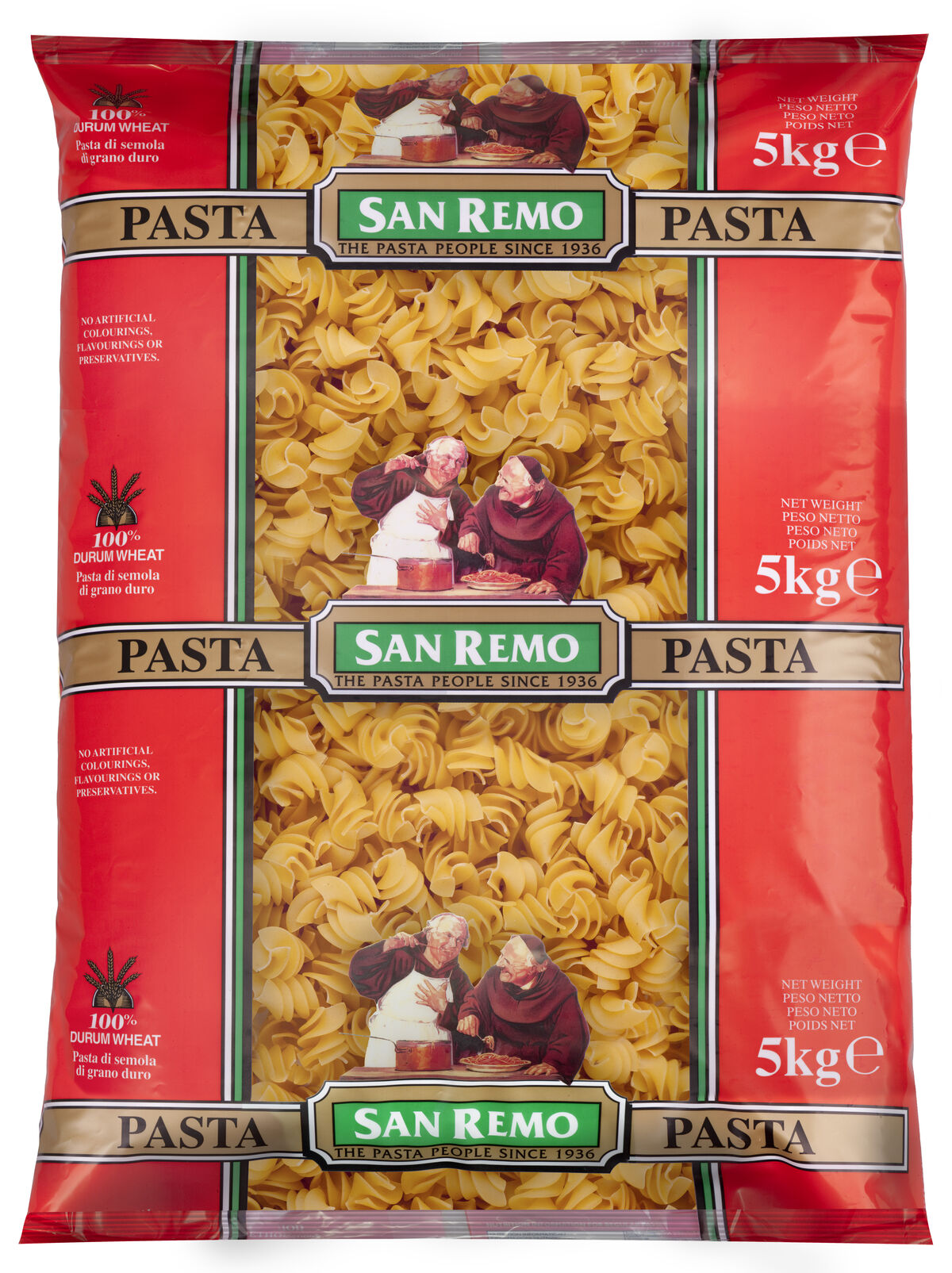 Pasta, Large Spirals #53 2x5Kg San Remo (VG) (H)