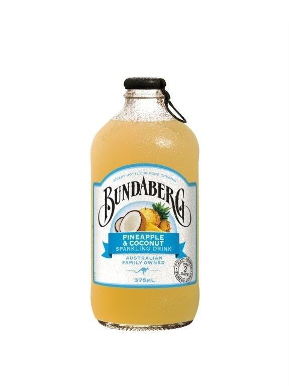 Drink, Pineapple Coconut 12x375ml Bundaberg