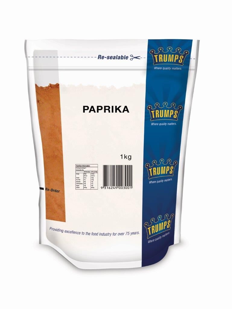 Paprika, Ground Sweet 1kg Trumps