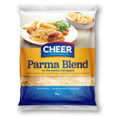 Cheese, Shredded Parma Blend 2kg Cheer (GF) (H)
