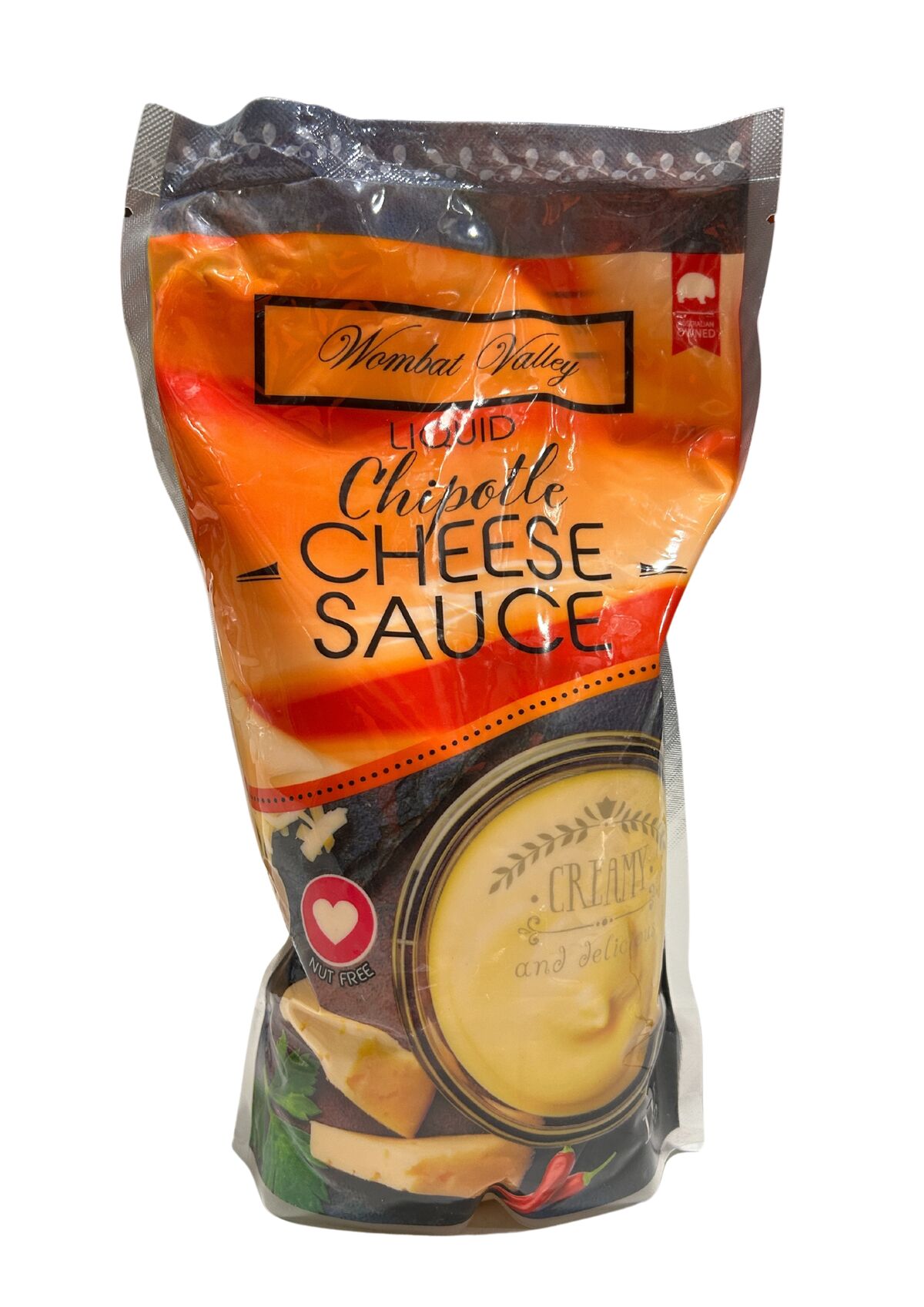 Cheese, Chipotle Liquid Cheese Wombat Valley, 1kg