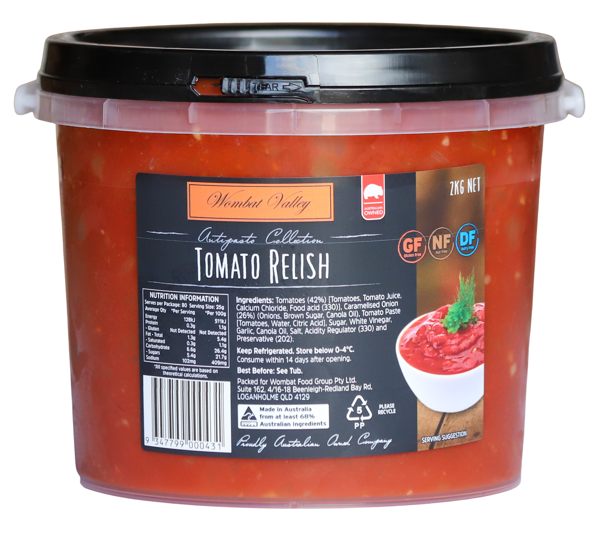 Wombat Valley Tomato Relish Antipasto Collection