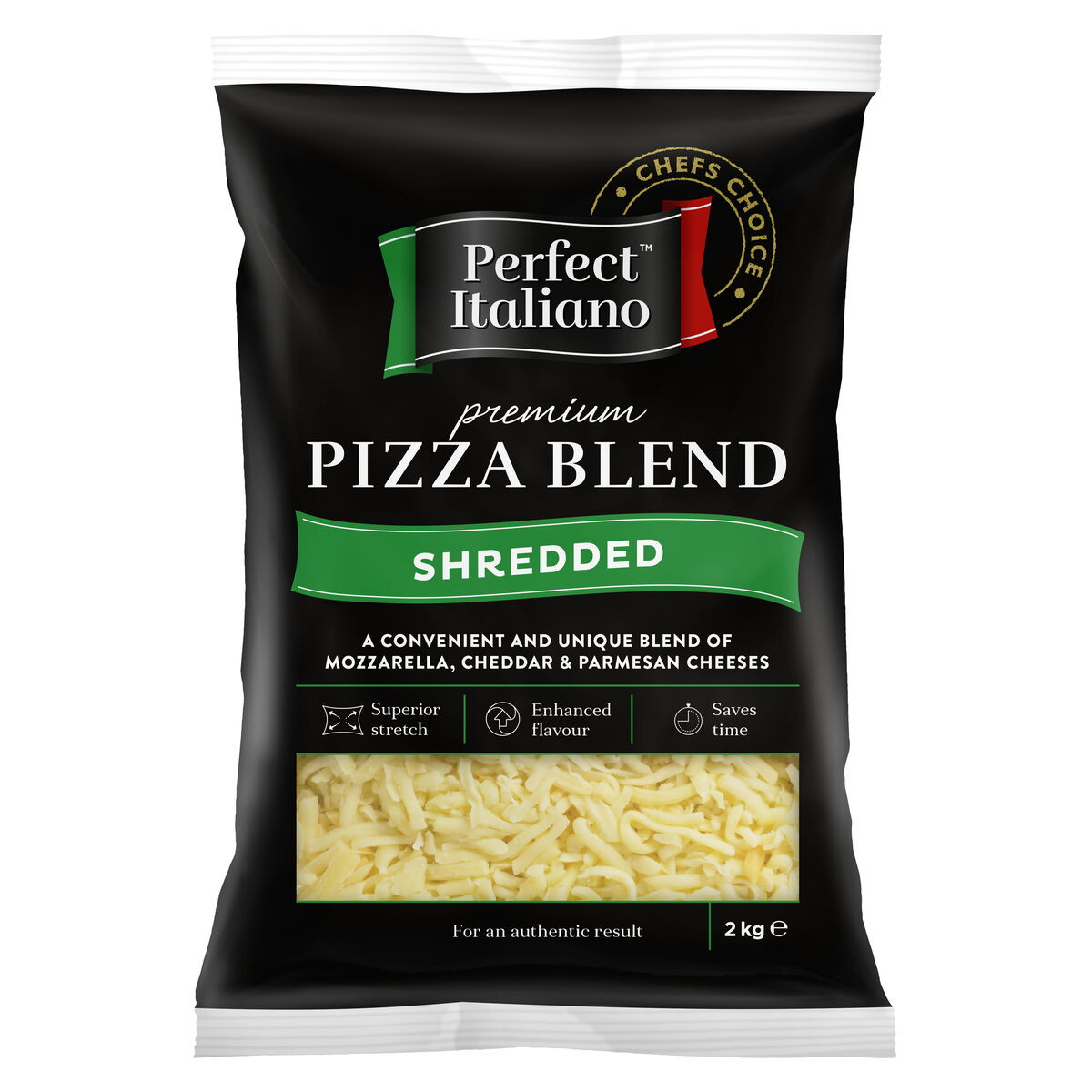 Cheese, Pizza Blend Shredded 2Kg Perfect (H)