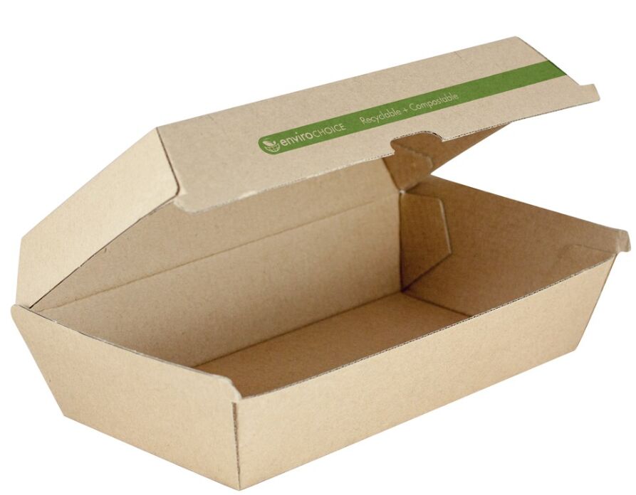 Box, Snack Large (EC-SB0368) Supa Flute Brown Kraft (200) CARTON Envirochoice