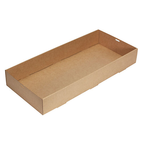 Catering**Tray Kraft NO 3 558x252x80mm (50) Envirochoice