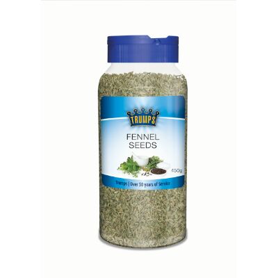 Fennel Seeds SS 450gm Canister Trumps (VG) (H)