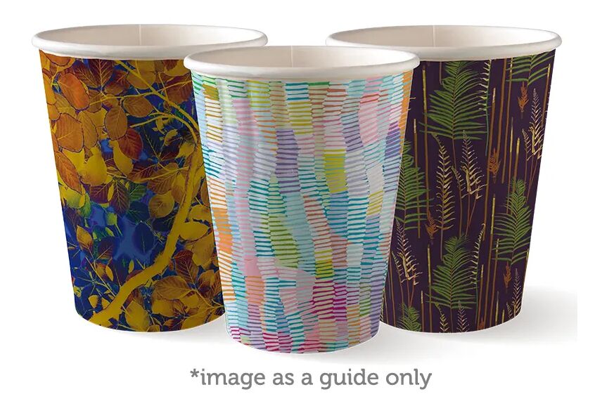 Cups** Coffee Double Wall Art Series 390ml BioCup (25X40) BioPak