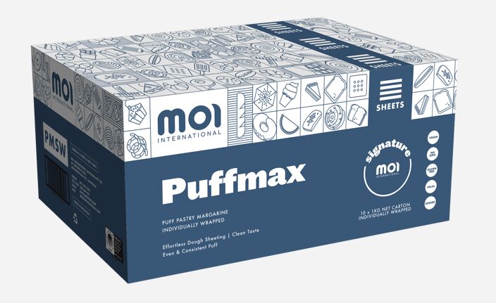 Margarine, Puffmax Pastry Sheets – Medium Wrapped 10Kg MOI (GF) (H) (V)