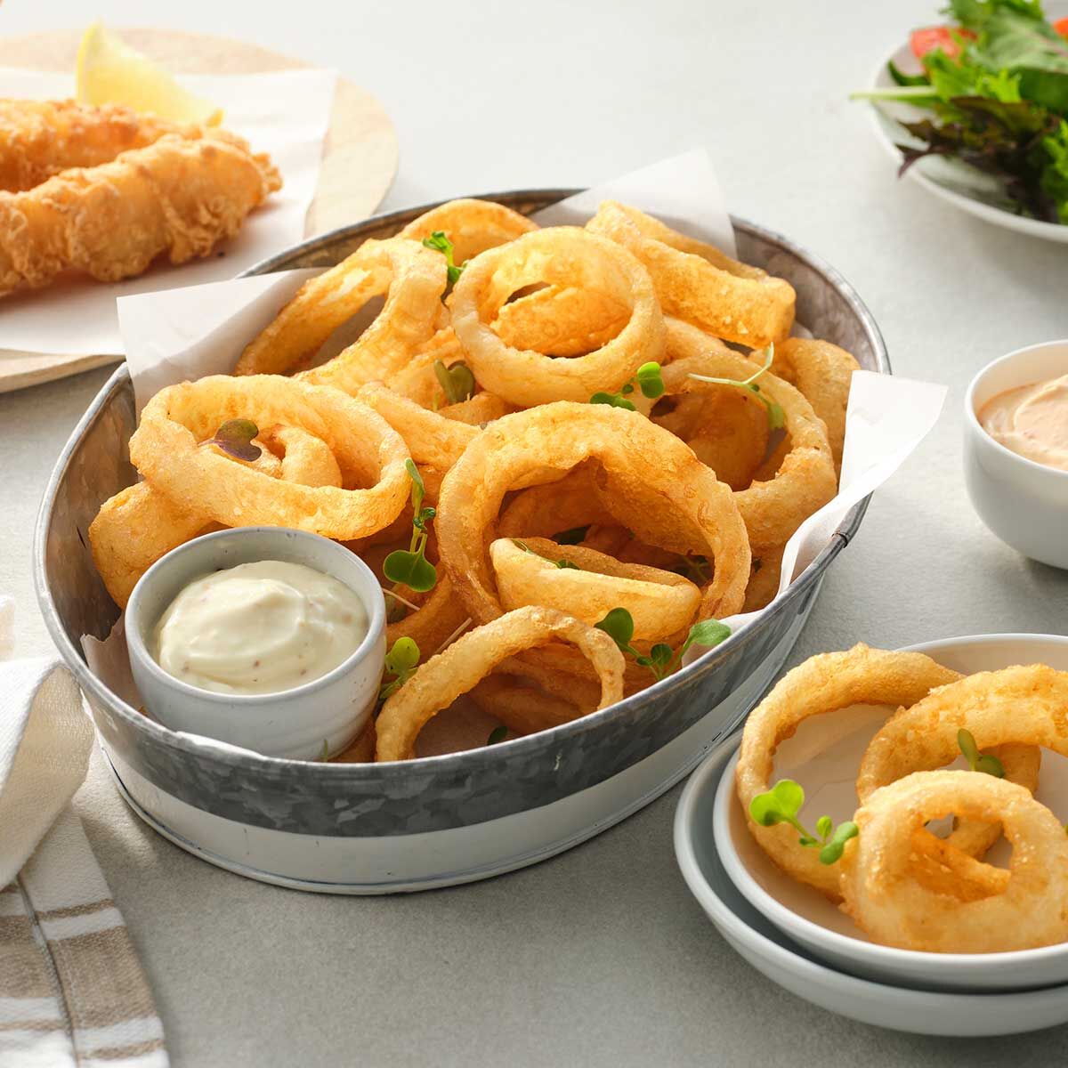 Onion Rings, Battered Hand Cut 3x1Kg Edgell (VG) (H)