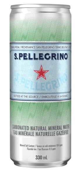 Drink**Essenza Sparkling 24x330ml San Pellegrino Cans