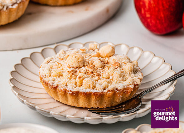 Priestley's Gourmet Delights Tartlet Apple Crumble