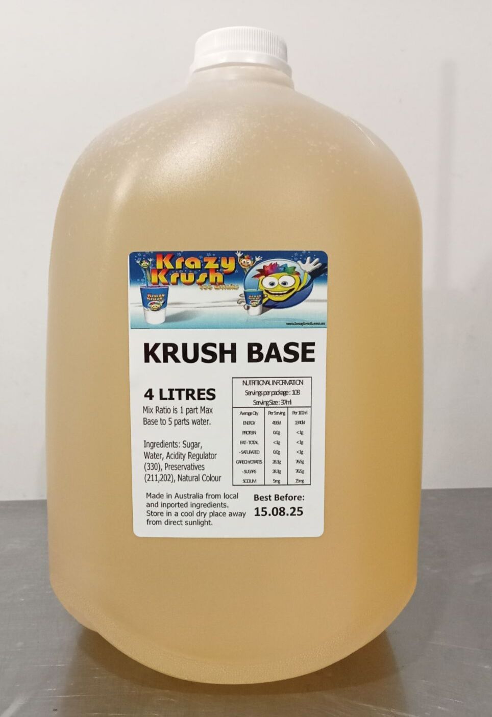 Granita, Krush Base Flavour 4L INNER Krazy Krush