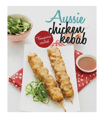 Aussie Chicken Kebab Tempura Coated
