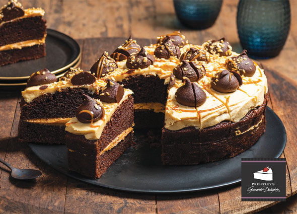 Cake**1-298 Caramel Sin (16 portions) Priestleys