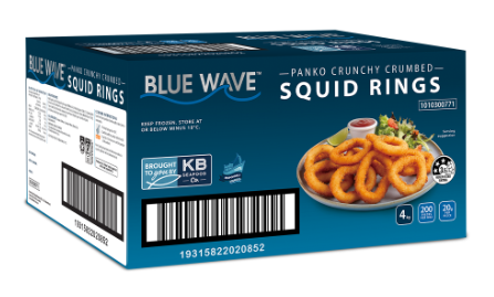 Blue Wave Squid Rings Panko Crumbed Small