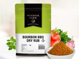 Rub, Bourbon BBQ Dry Windsor Farm 1kg