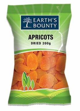 Apricot**Dried 10x200g Earths Bounty
