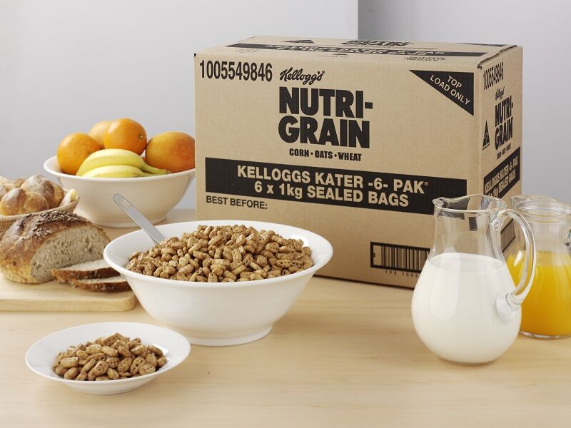 Cereal, Nutrigrain Catering Pack 6x1Kg Kelloggs (VG)