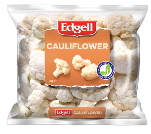 Cauliflower, Frozen 2Kg Edgell (VG) (GF) (H)