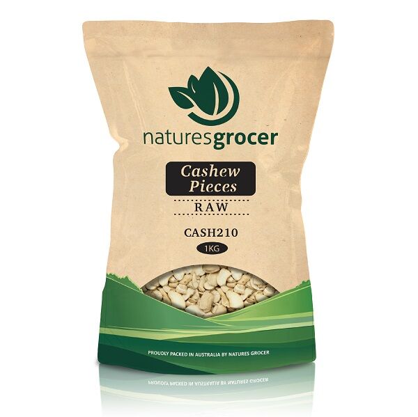 Cashews, Raw (Pieces) 1kg Natures Grocer