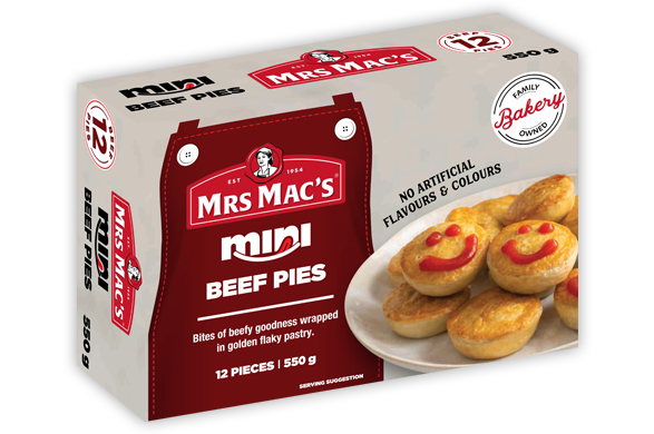 Mrs Mac's Mini Beef Pies