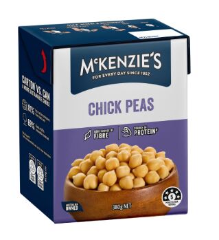 Chick Peas**Tetra 8x380gm McKenzies