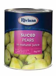 Riviana Sliced Pears in Natural Juice