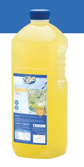 Cordial, Lemon 2L PET Edlyn (GF) (H)
