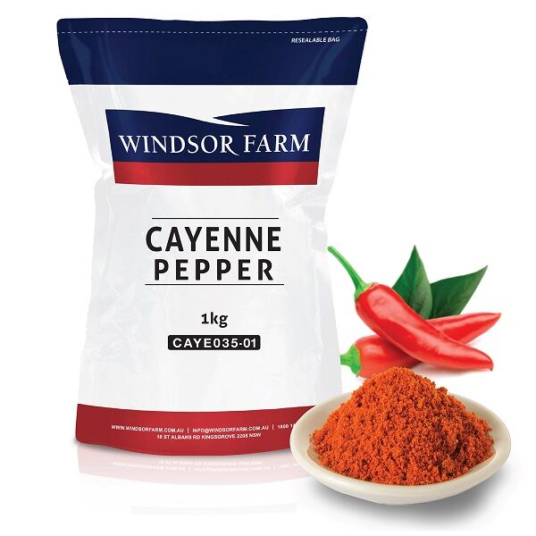 Cayenne Pepper 1kg Windsor Farm