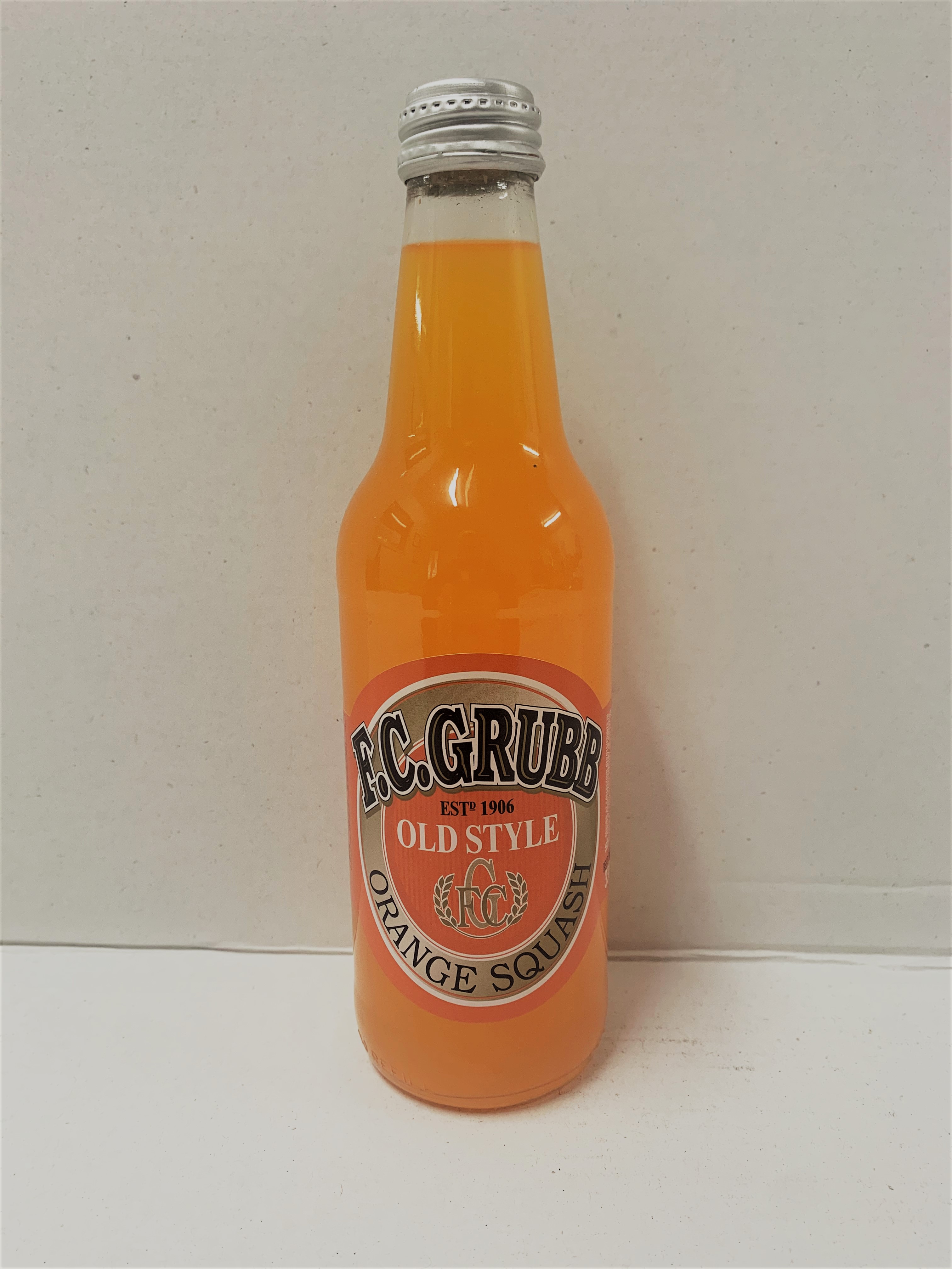 F.C. Grubb Orange Squash Old Style