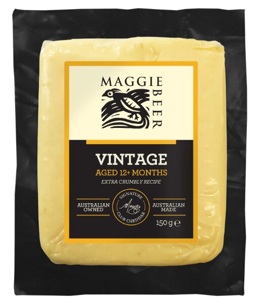Cheese, Vintage Club Cheddar 150gm Maggie Beer