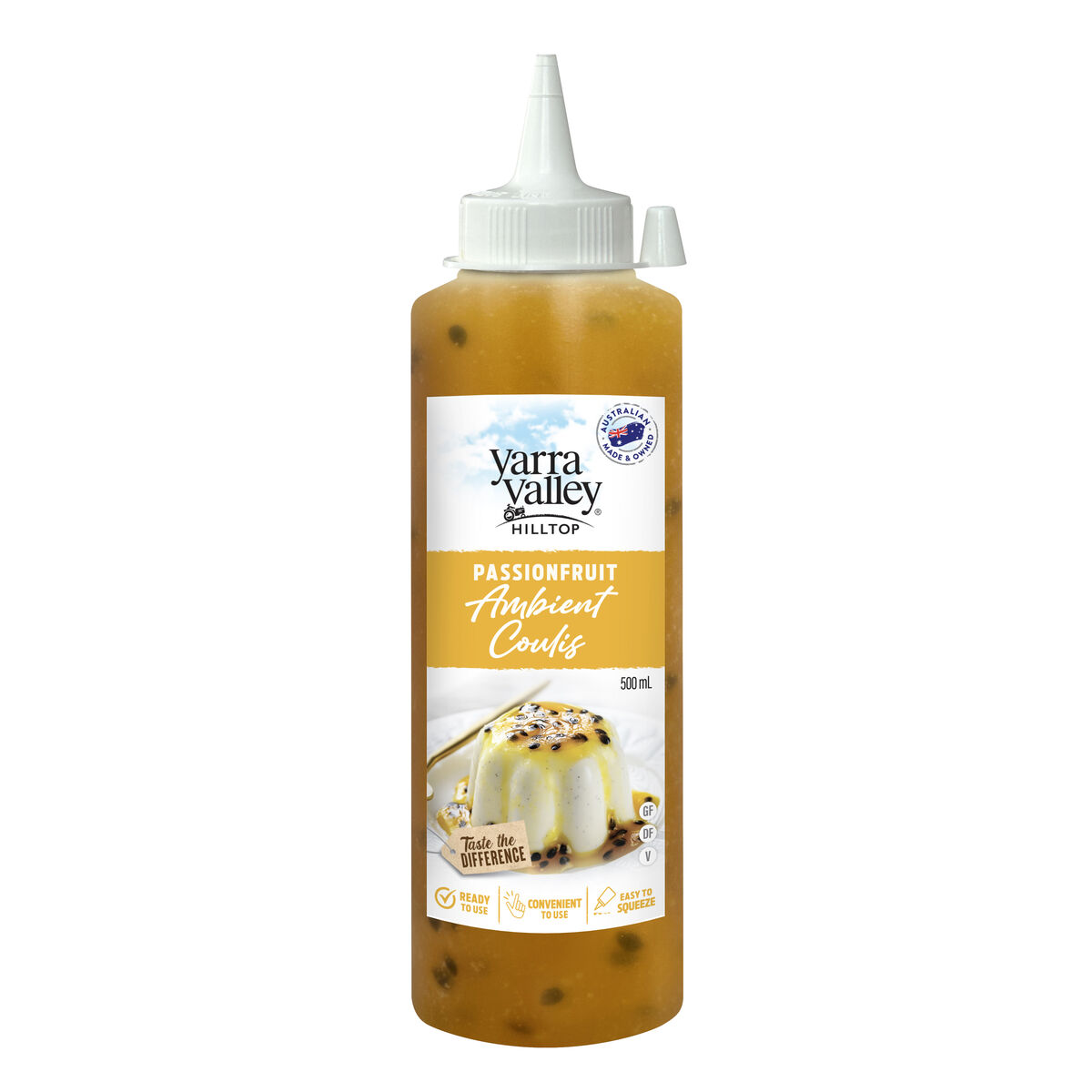 Dessert Sauce, Passionfruit Coulis 500ml Yarra Valley