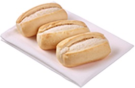 Speedibake Dinner Roll White Fully Baked