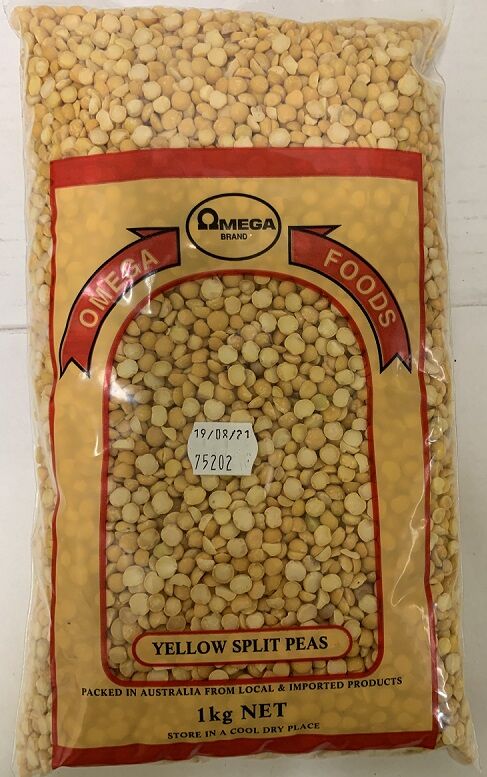 Peas, Split Yellow 1Kg Omega