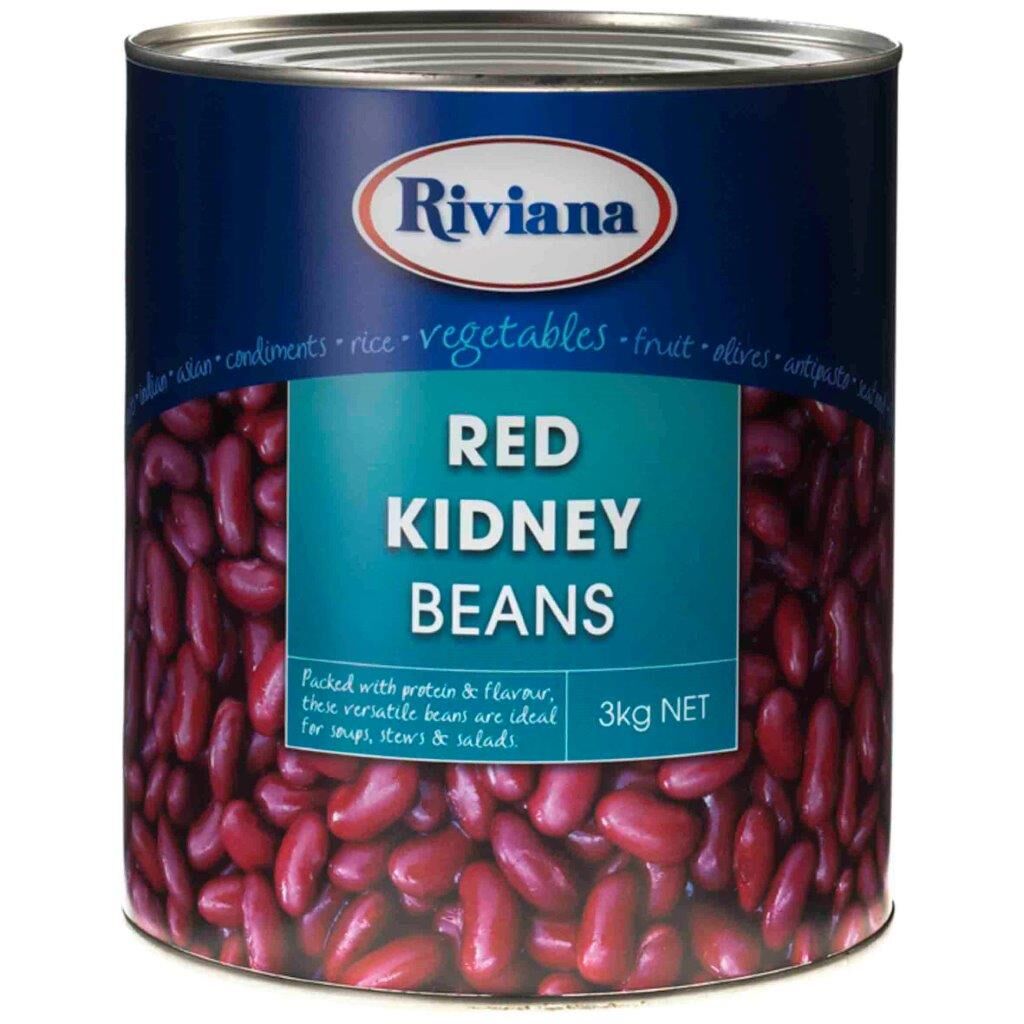 Beans, Red Kidney 3kg Riviana (VG) (H)
