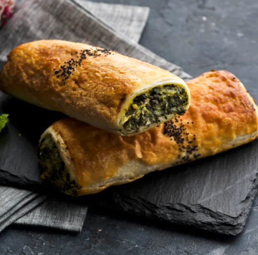 Helen's Gourmet Spinach & Fetta Roll