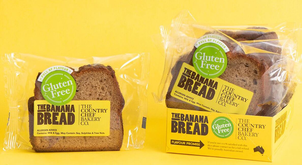 Bread**Banana GLUTEN FREE 20x80gm Country Chef