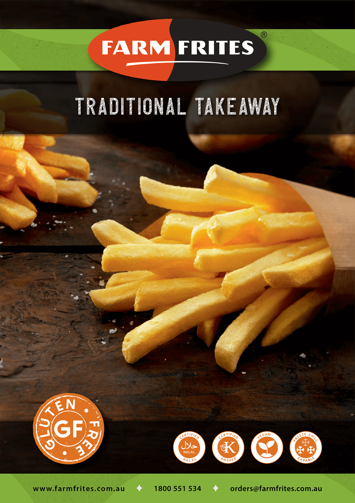 Farm Frites Chips Traditional Takeaway
