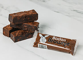 Slice**1-047 Badass Brownie 28x80g Priestley’s