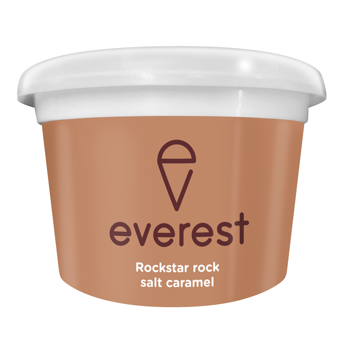 Everest Ice Cream Rockstar Rock Salt Caramel