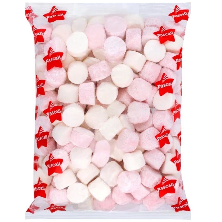 Marshmallows, Pink & White 1kg Pascal (GF) (H)