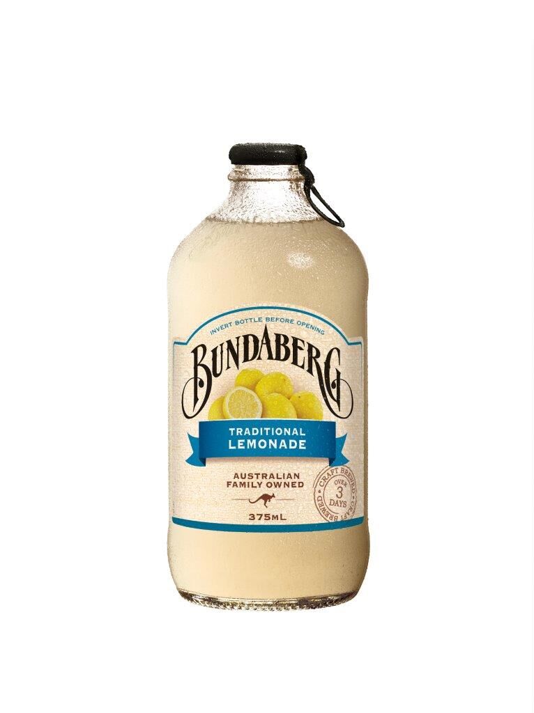 Drink, Traditional Lemonade 12x375ml Bundaberg