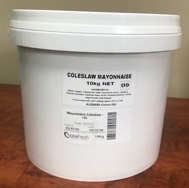 Mayonnaise, Coleslaw 10Lt Unifresh