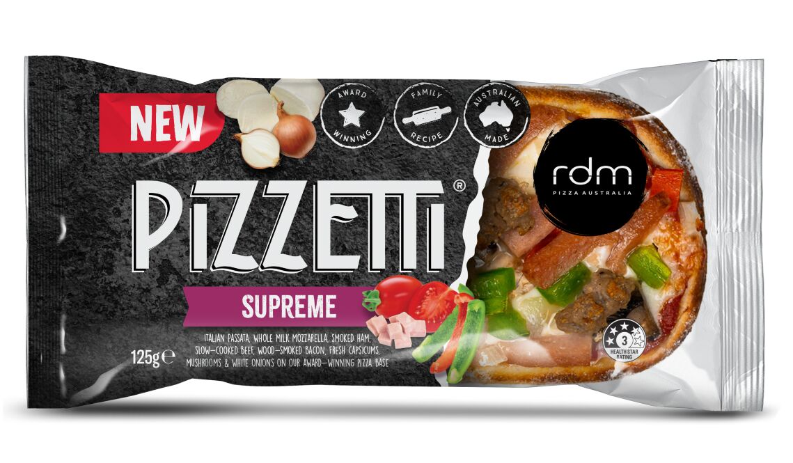 Pizzetti, Supreme Grab N Go 12x125gm RDM Pizza