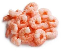 Prawn Meat, Cooked & Peeled 26/30 TAIL OFF 700gm Blue Wave (GF) (I)