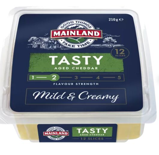 Cheese**Slices Tasty 6x210g Mainland (H)