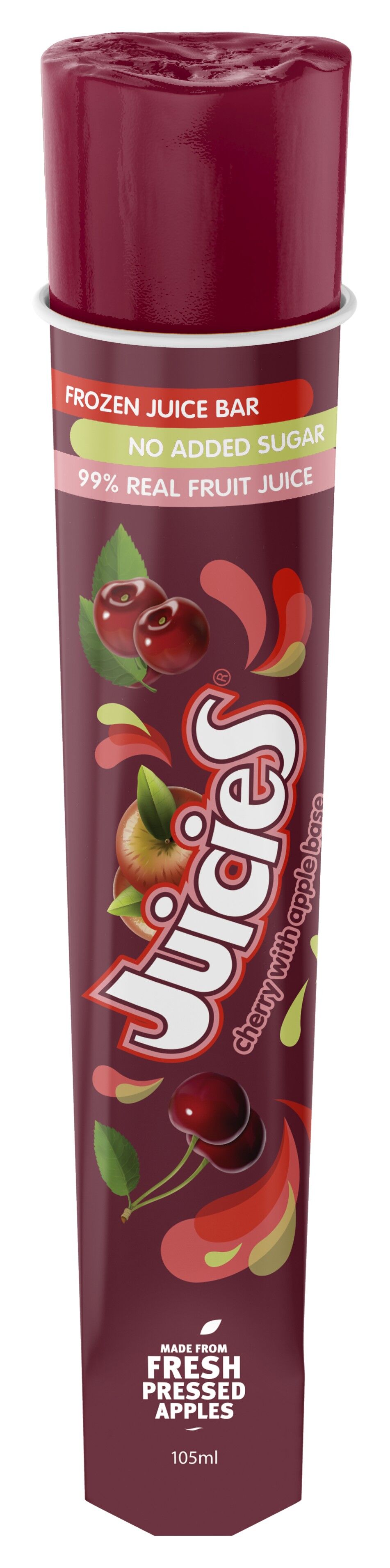 Ice Block, Juicies Cherry 25x105ml