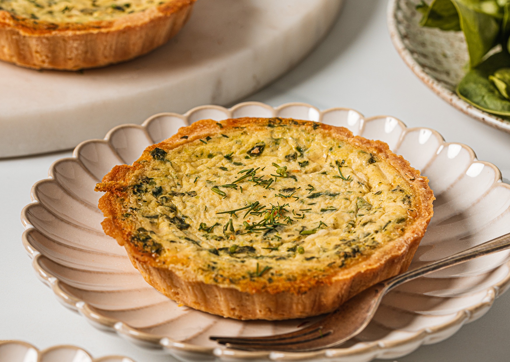 Priestley's Quiche Spinach & Ricotta