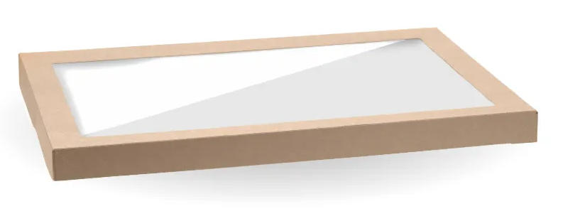 BioPak Lid - PLA Window for Extra Large BioBoard Tray