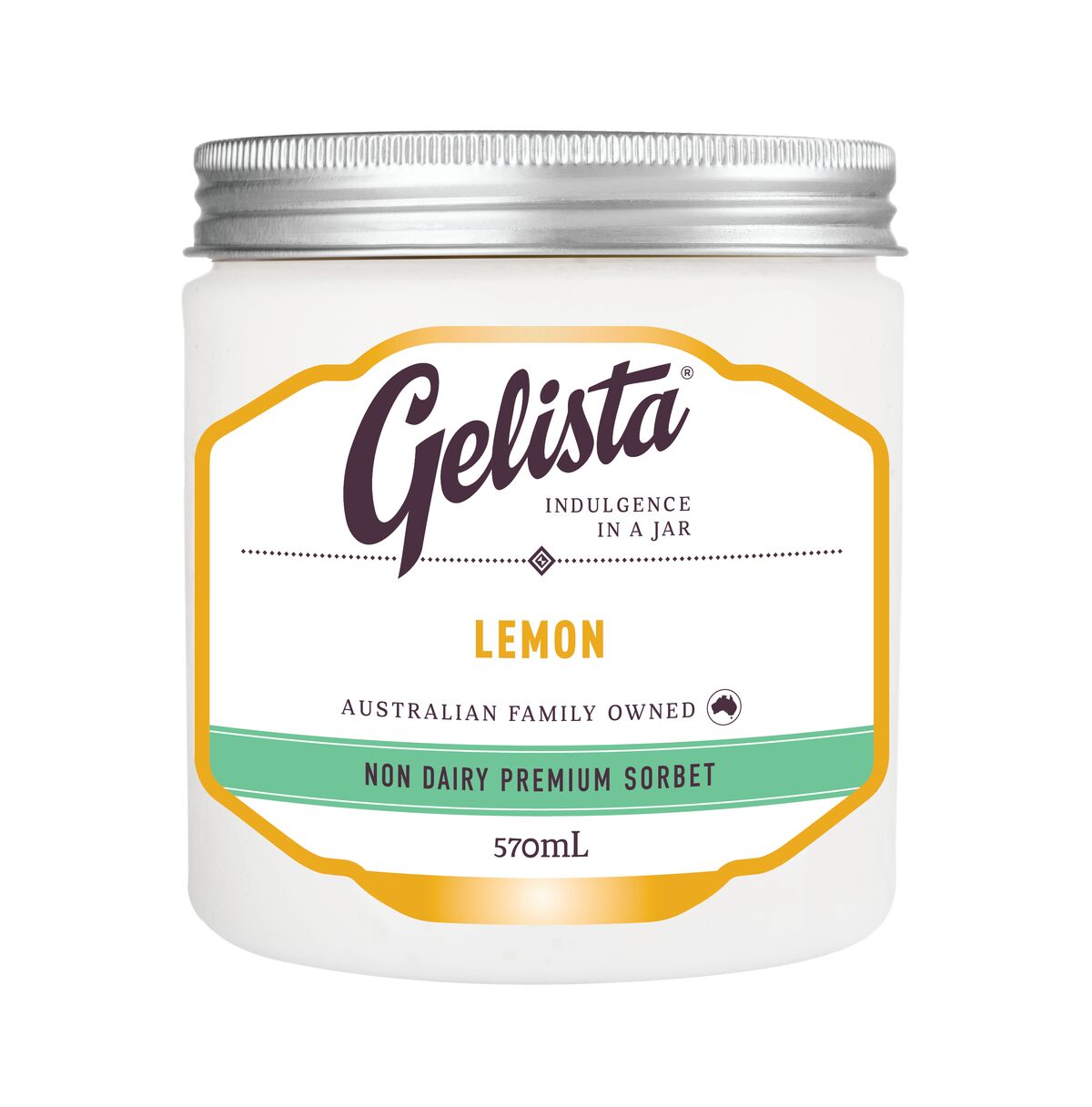 Gelato, Lemon Sorbet 8x570ml Gelista (GF) (V)